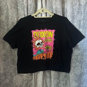 Dixxon Flannel Company Play for Surf Cropped Short Sleeved Shirt